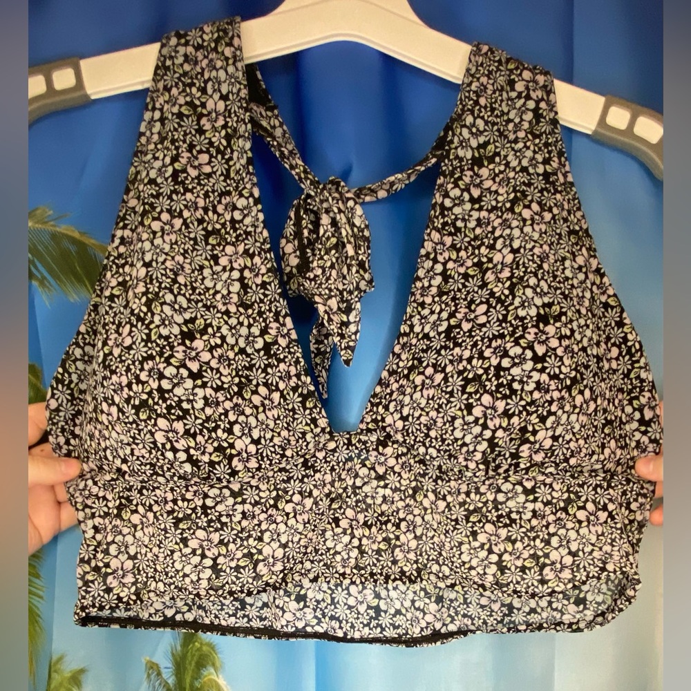 Gilly Hicks by Hollister - Women’s XL Floral Convertible Halter Top/Bralette